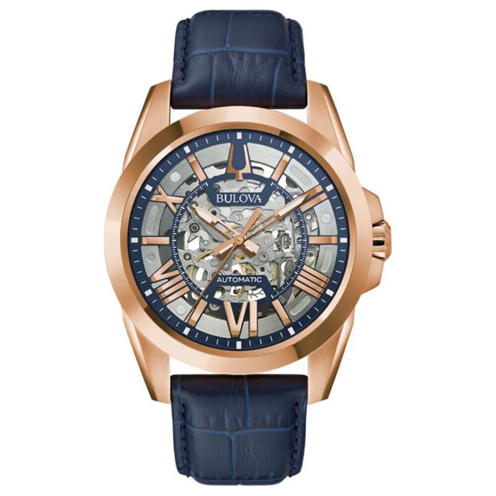 Bulova Men's Sutton Blue Dial Watch - 97A161